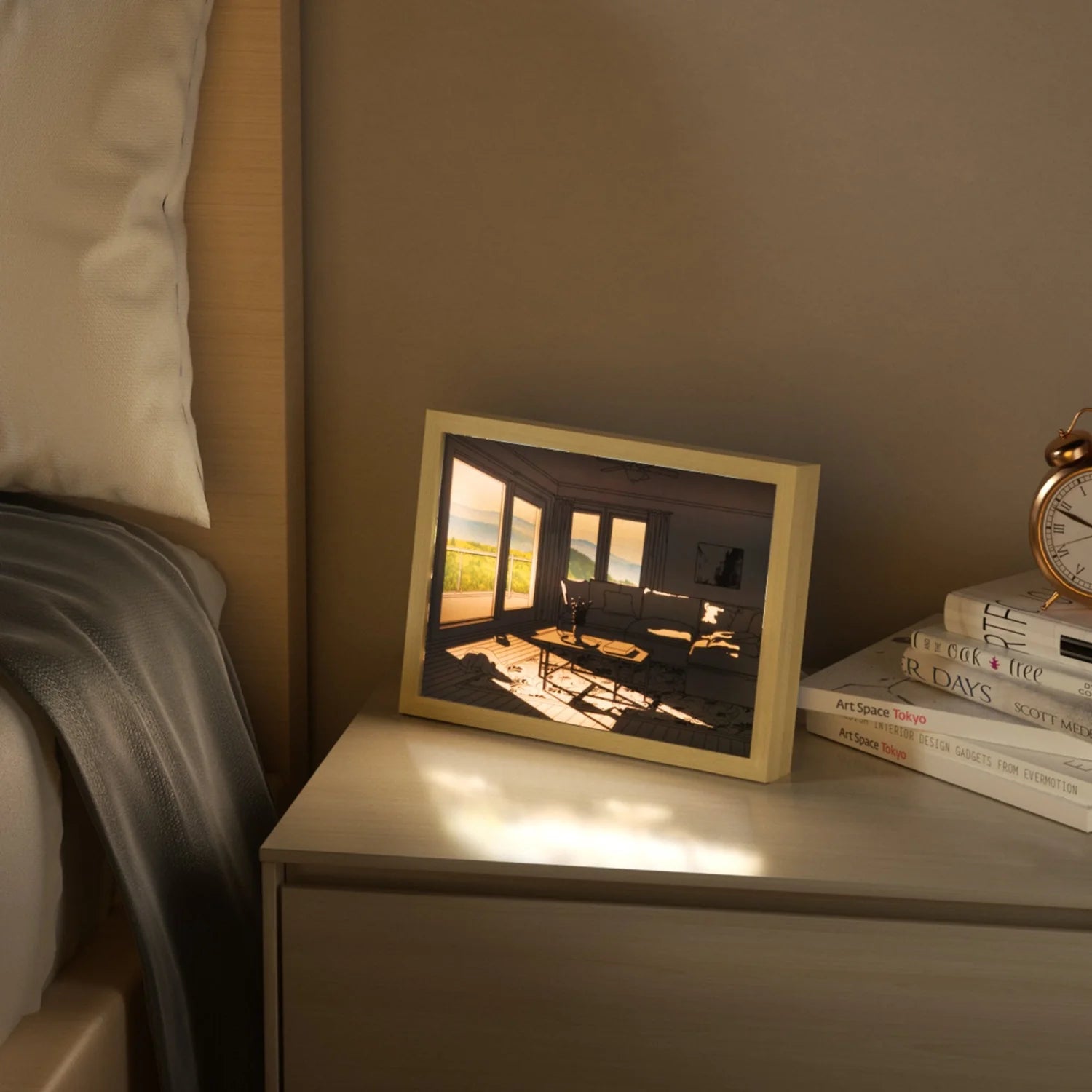 Illuminated Decorative Art: LED Wall and Table Accents